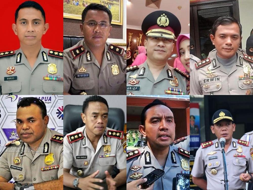 8 alumni TN 1 naik pangkat 1 menjadi Komisaris Besar Polisi